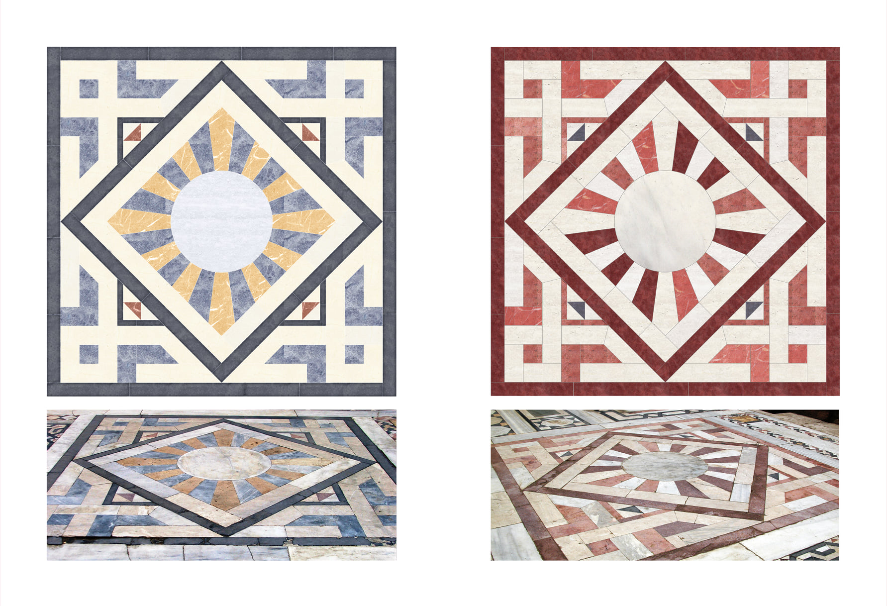 أرضيات رخامية فراكتالية